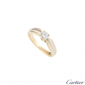 Cartier?Trinity Diamond Ring?0.34ct?E-F/VVS2 Cartier?Trinity Diamond Ring?0.34ct?E-F/VVS2